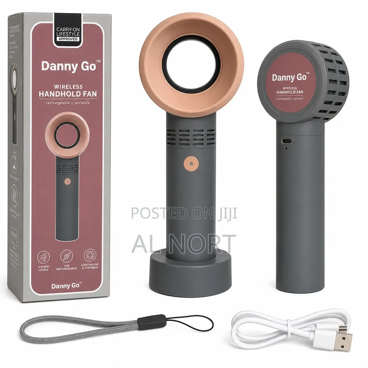 Wireless Handheld Fan – Rechargeable Portable Personal Fan