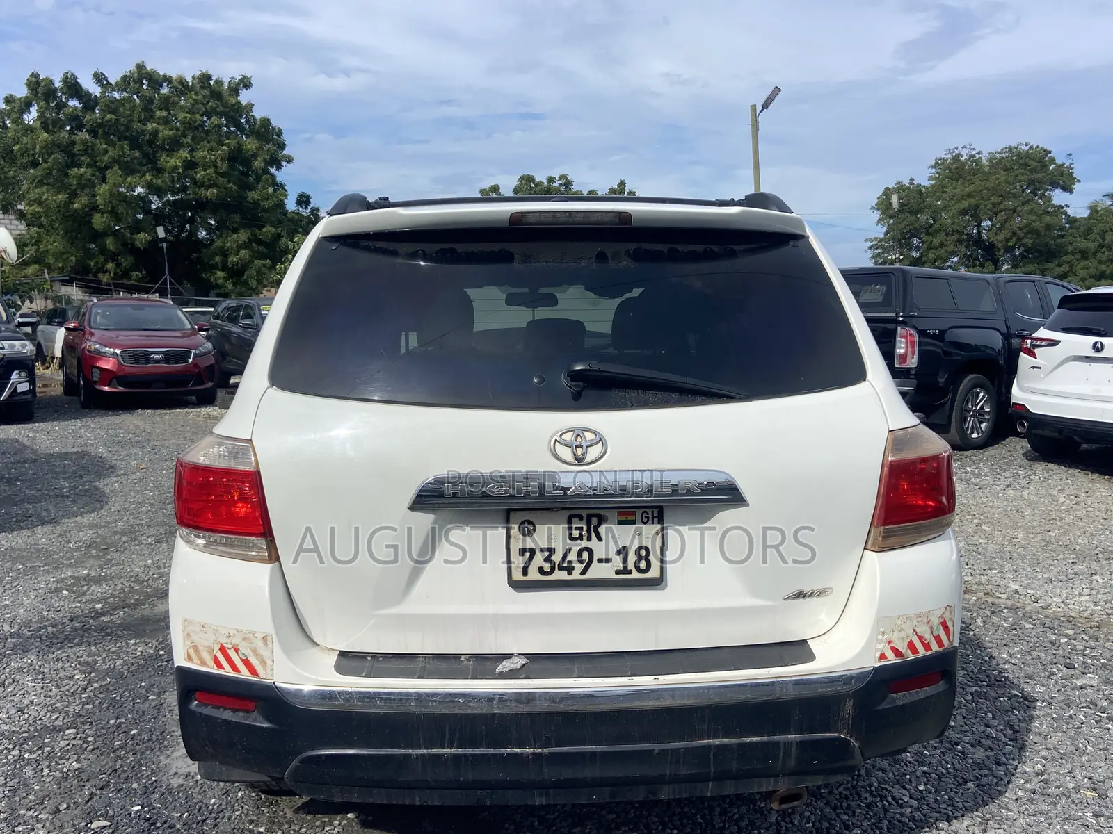 Toyota Highlander SE 3.5L 4WD 2013 White
