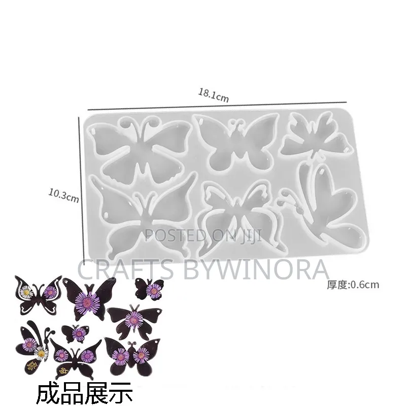 Butterfly Silicone Mold for Epoxy Resin & Resin Art