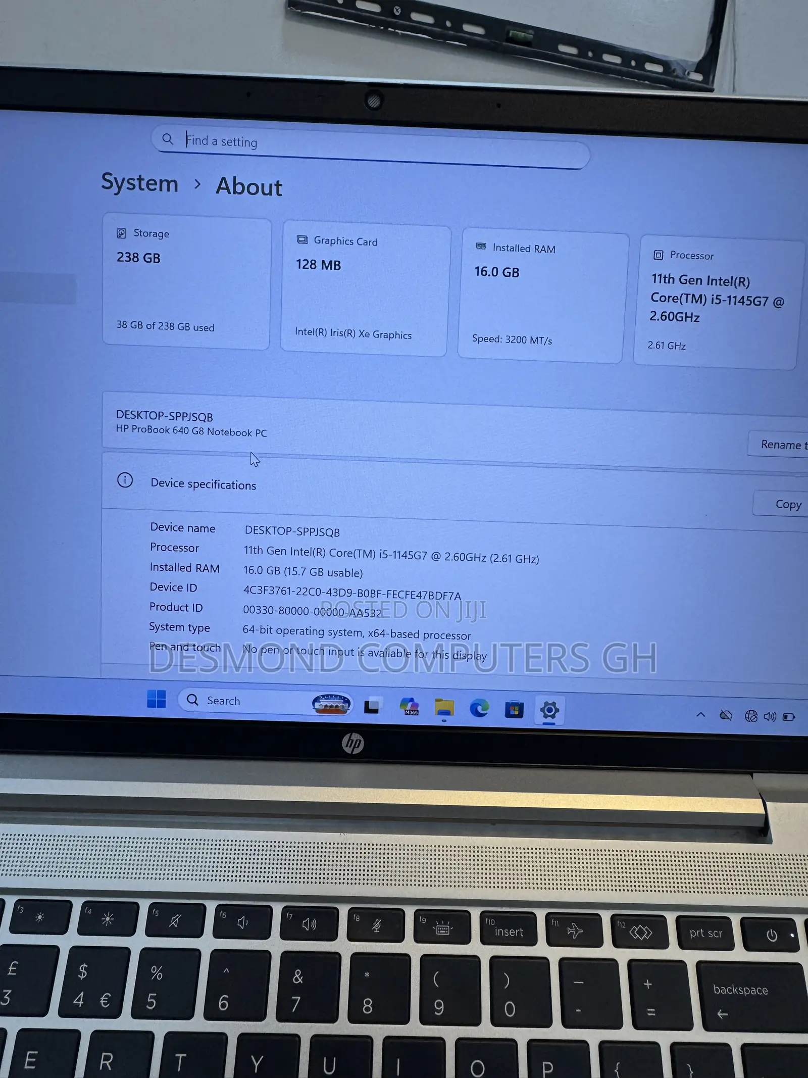 Laptop HP ProBook 640 G8 16GB Intel Core i5 SSD 256GB