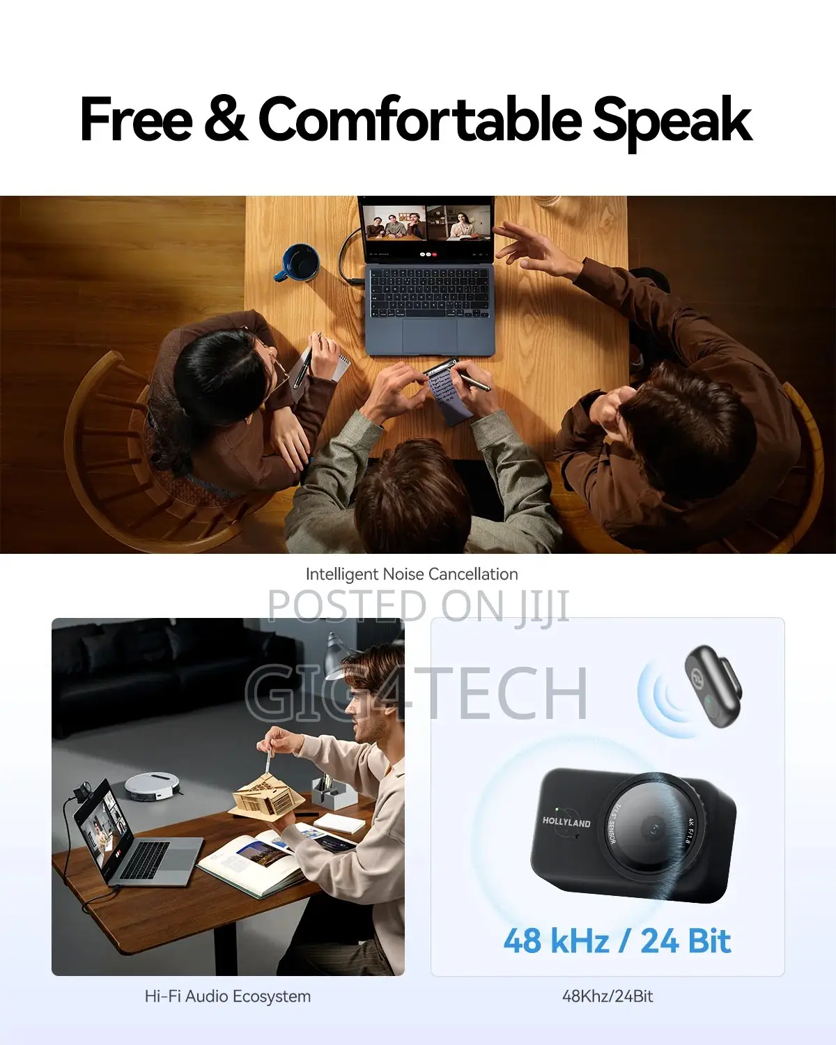 Hollyland Lyra 4k Uhd Webcam With Wireless Microphone