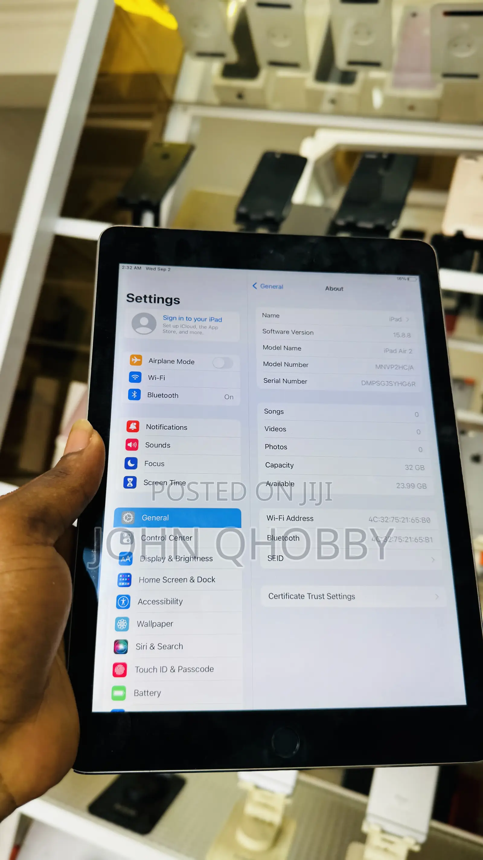 Apple iPad Air 2 32 GB Black