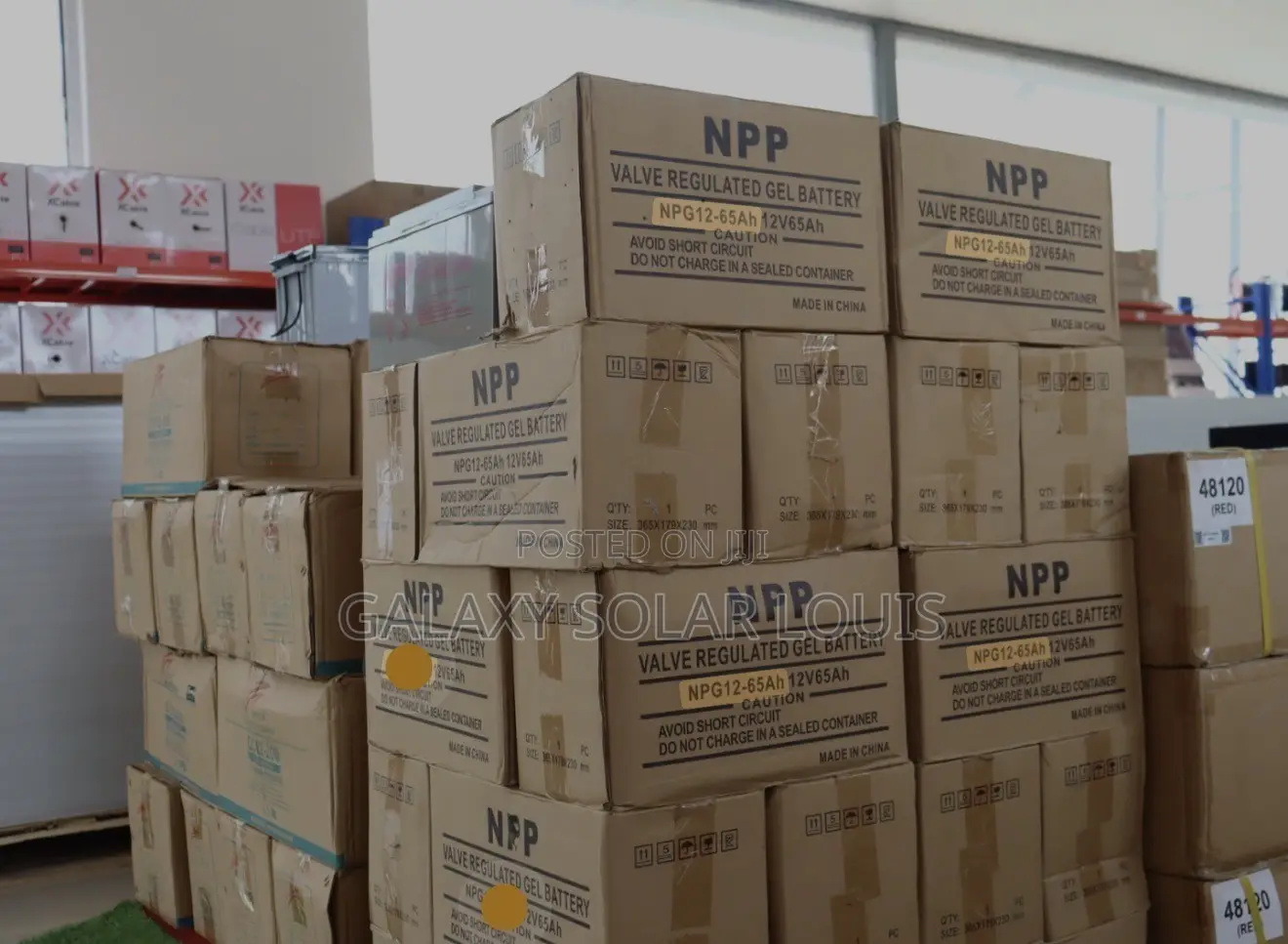 NPP Brand 65AH UPS Battery Solar Battery GEL Battery