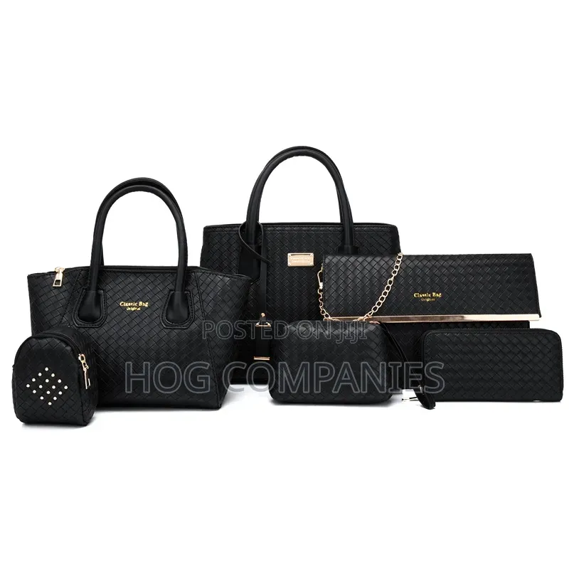 Ladies 6pieces Shoulder Hand Bags Purses- Fast Delivery in 2hrs