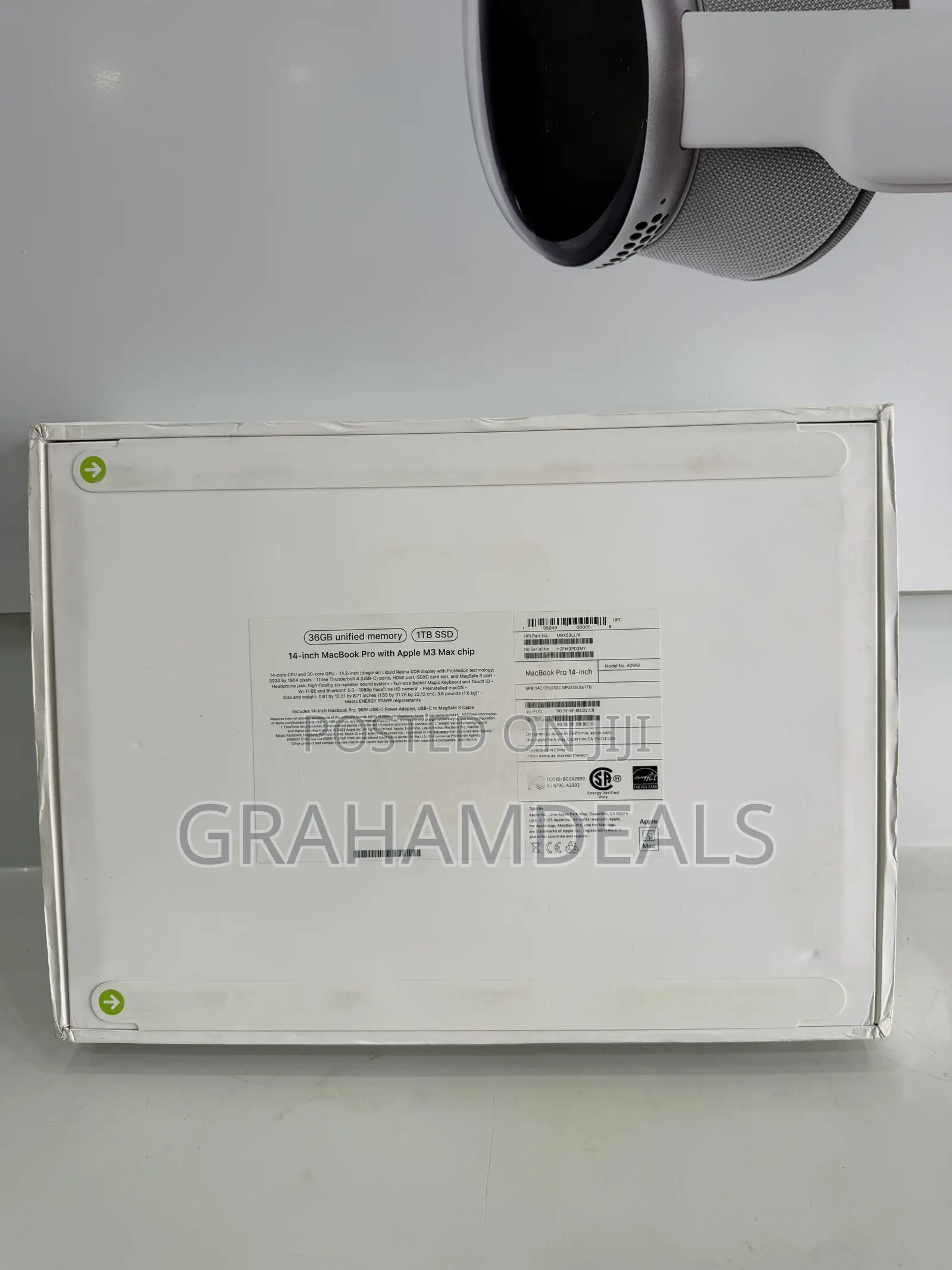 New Laptop Apple MacBook Pro 2023 M3 Max 36GB Apple M3 Max SSD 1T