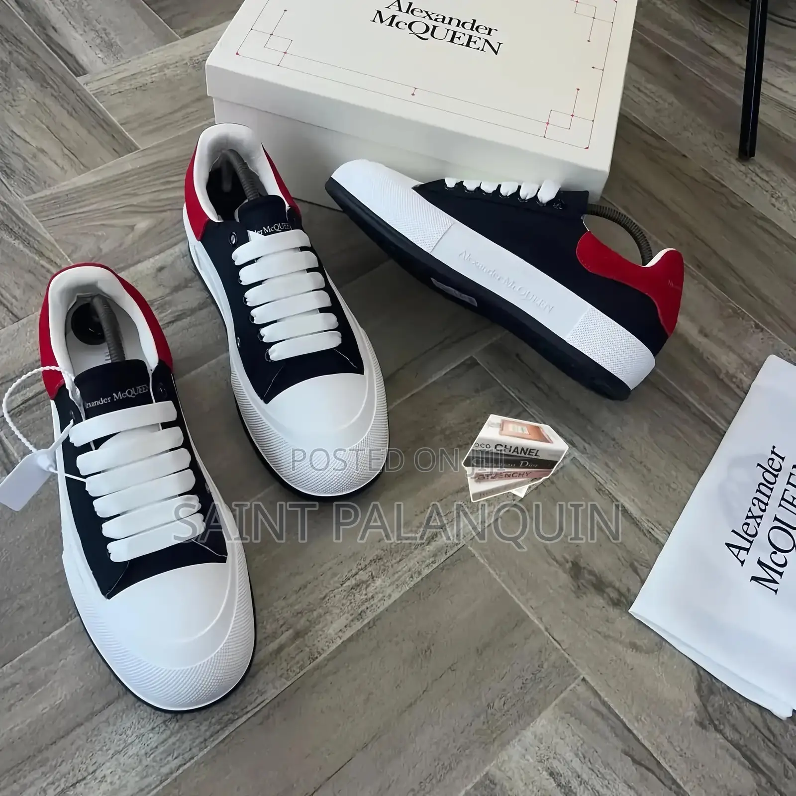 Alexander McQueen Canvas Deck Plimsoll