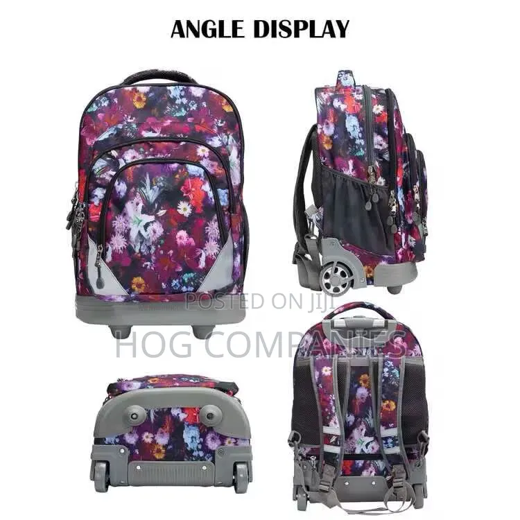 Backpack With Wheels Kids Trolley School Bag- Upper Primary to JHS