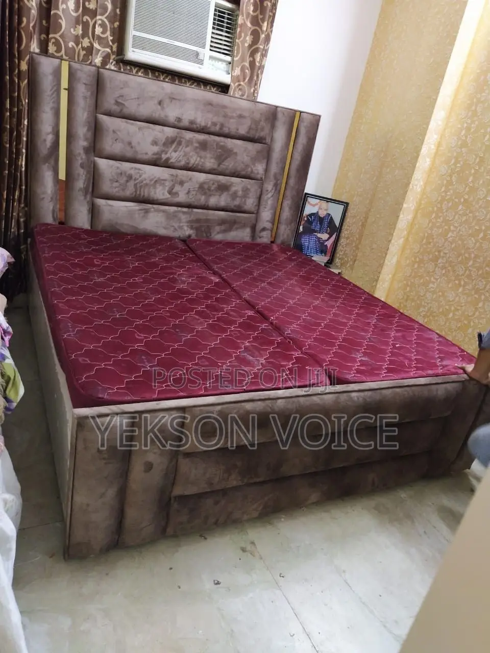 Double Bed Frame With Mattress