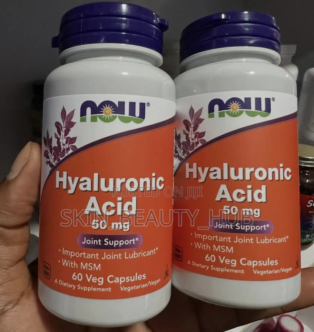 Now Hyaluronic Acid With MSM Capsules