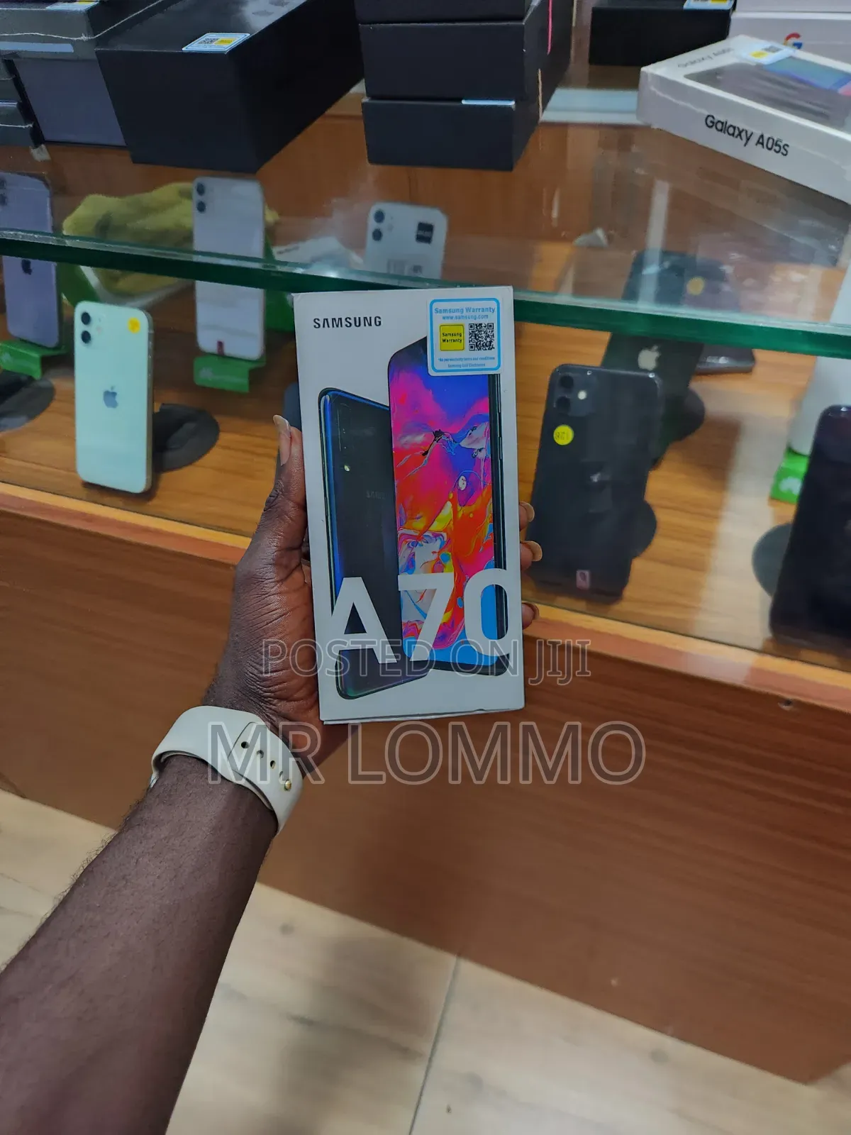 New Samsung Galaxy A70 128 GB Blue