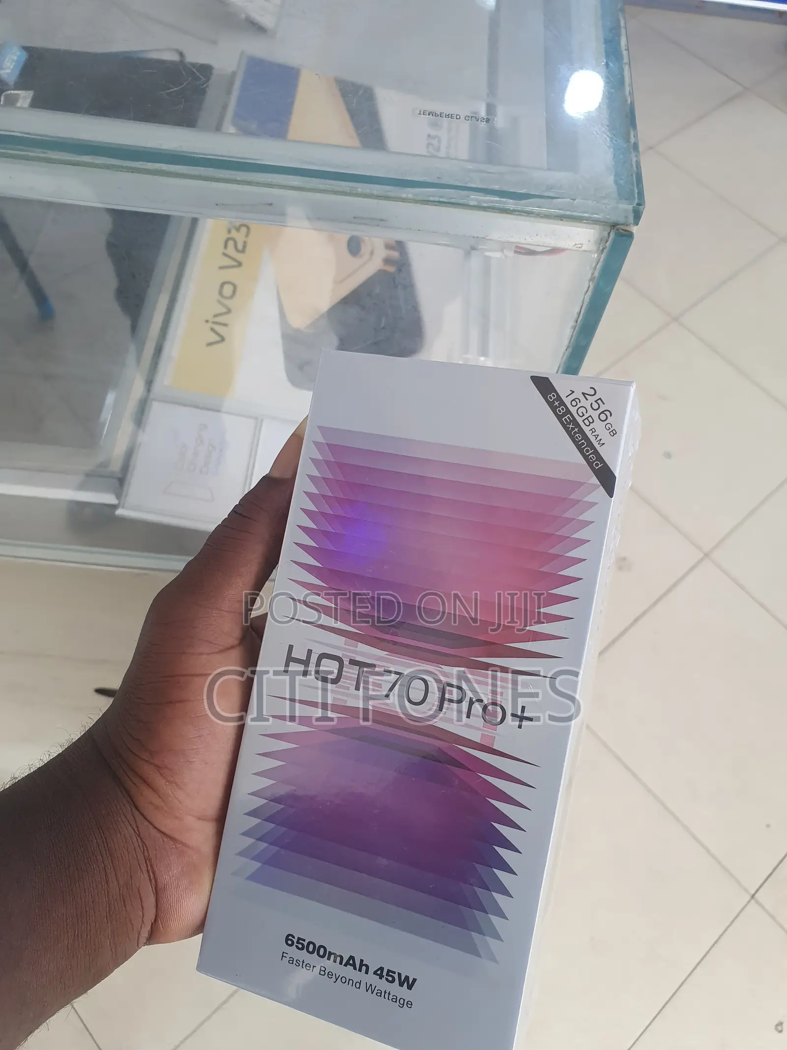 New Infinix Hot 70 Pro 5G+ 256 GB Black