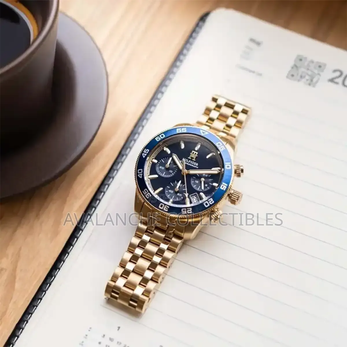 Tommy Hilfiger Chronograph Blue Dial Men's Watch 42mm Case Size
