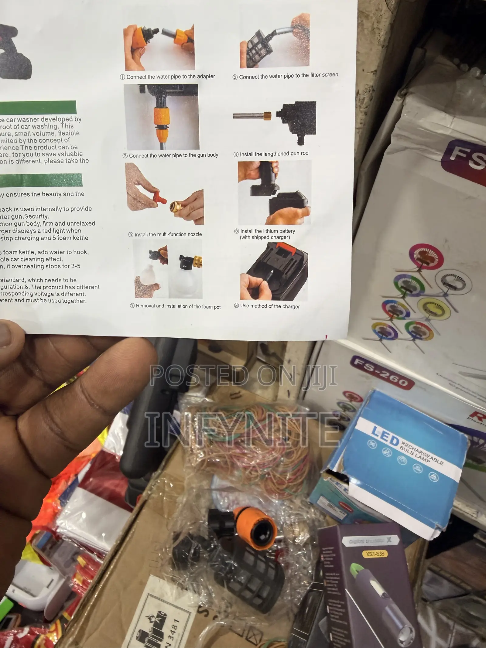 48v Rechargeable Car Wash Machine