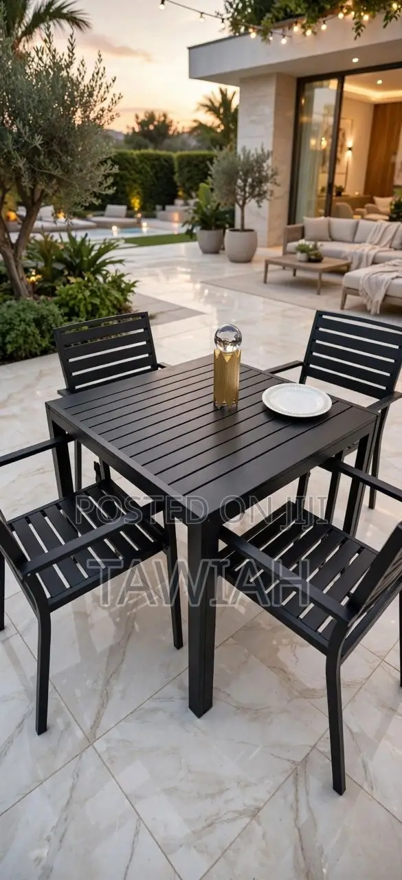4-Garden Chair and Table