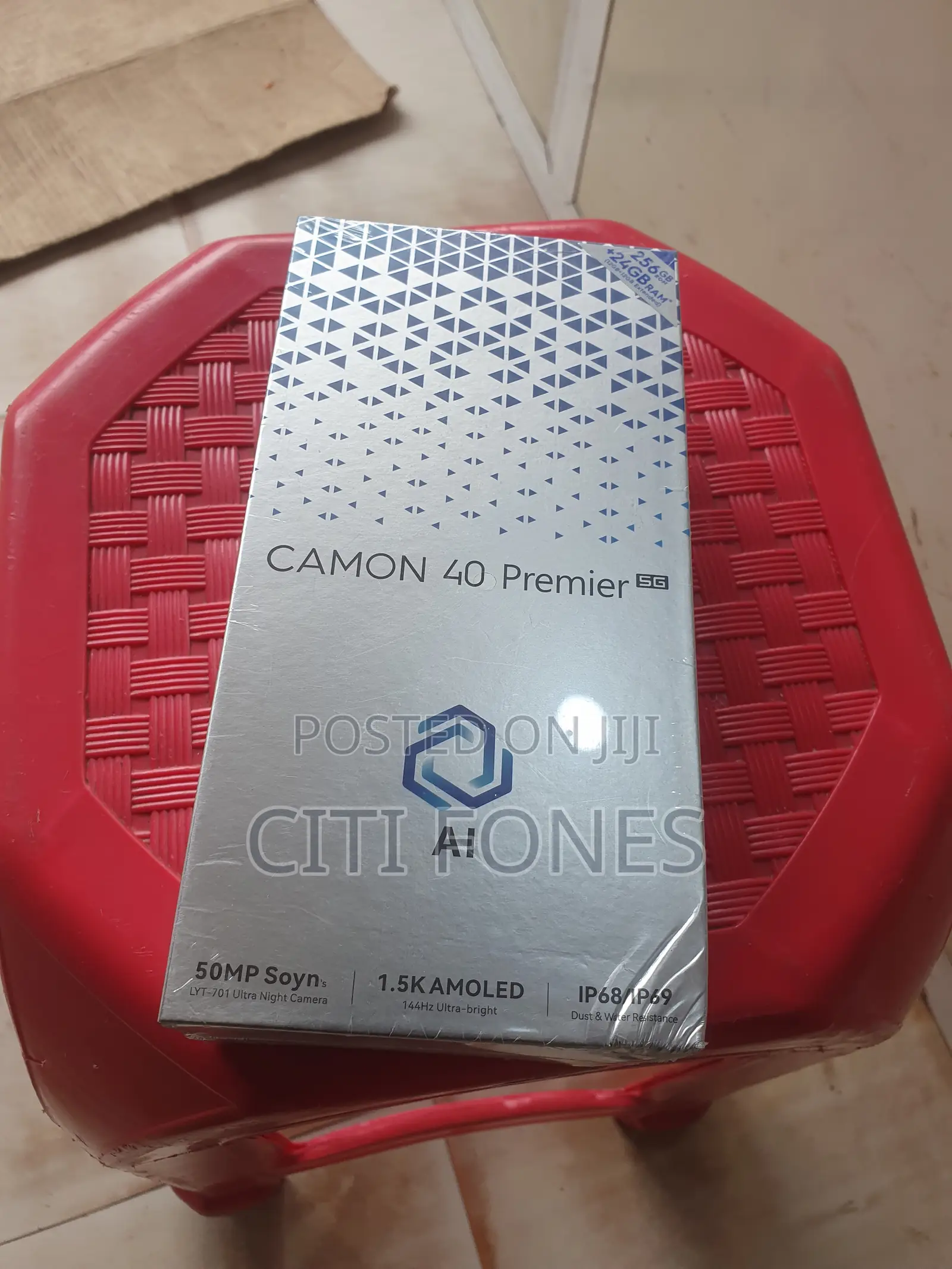 New Tecno Camon 40 Premier 5G 256 GB Black