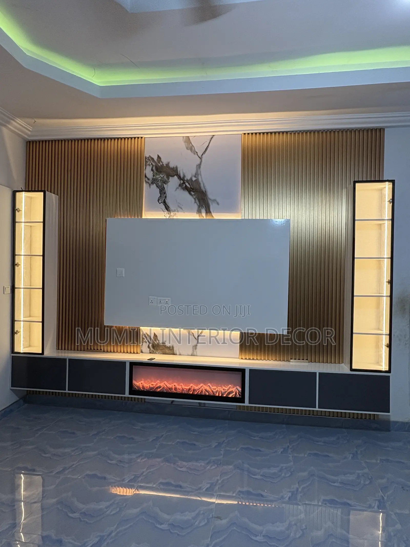 Modern Luxury TV Wall Unit – Custom Made