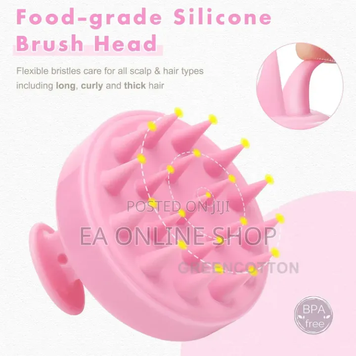 Silicone Brush Scalp Massage Hair Salon Washing Animals Cleaning
