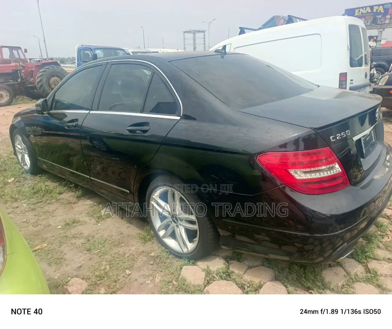 Mercedes-Benz C250 2012 Black