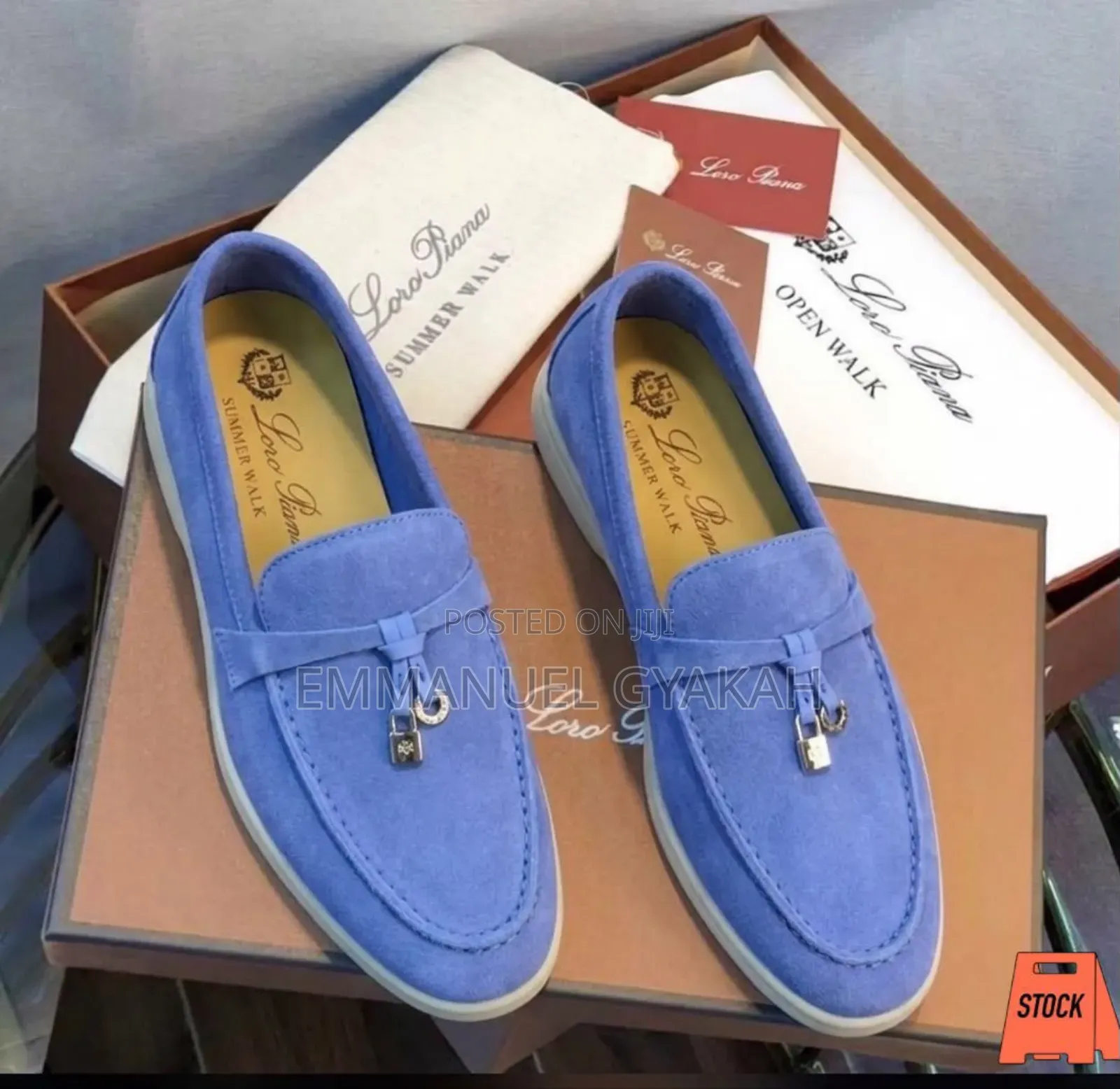 Loro Piana Summer Walk Suede Loafers