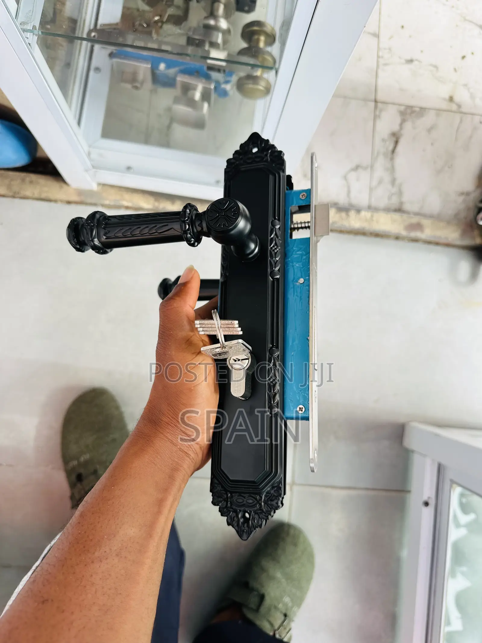 Original Door Locks With Black Handle Door Lock Heavy Duty