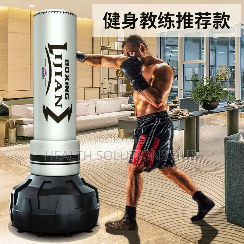 Boxing Bag With Gloves