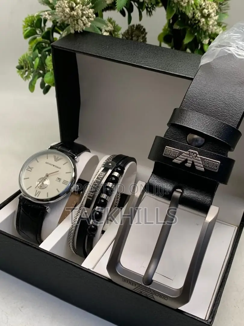 Watch,bracelet ,Belt and Box With Bag.