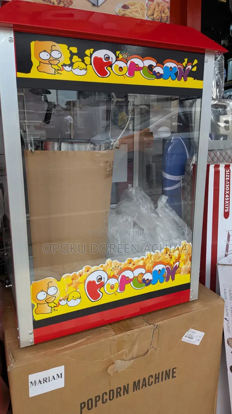 Commercial Electric Corner Pop Machine