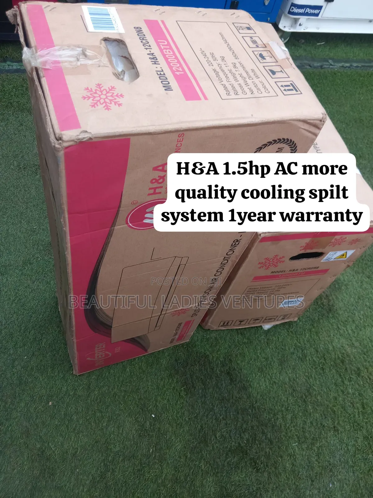 H&A 1.5HP Air Conditioner – Quality Cooling You Can Trust