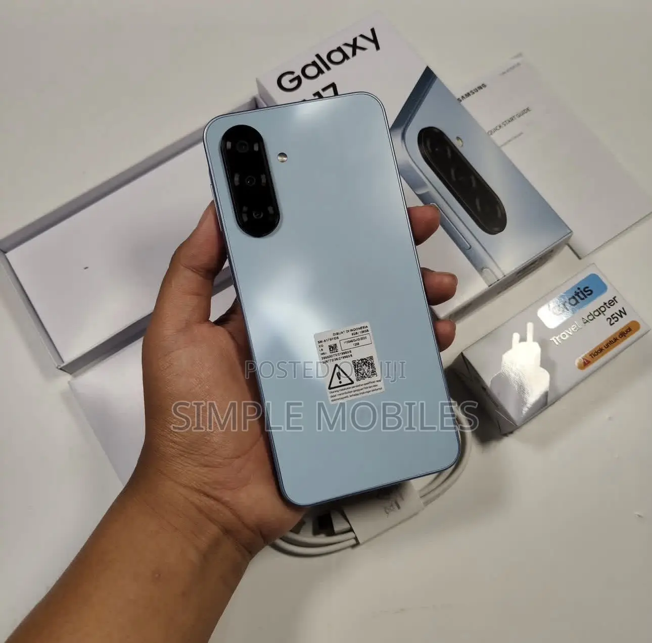 New Samsung Galaxy A17 5G 256 GB Blue