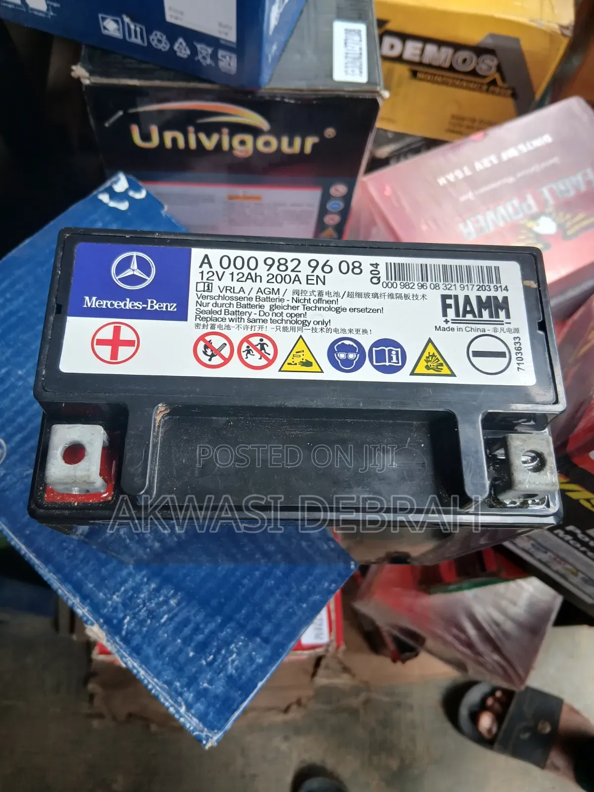 Original Auxiliary Batteries for Benz 12v 12Ah