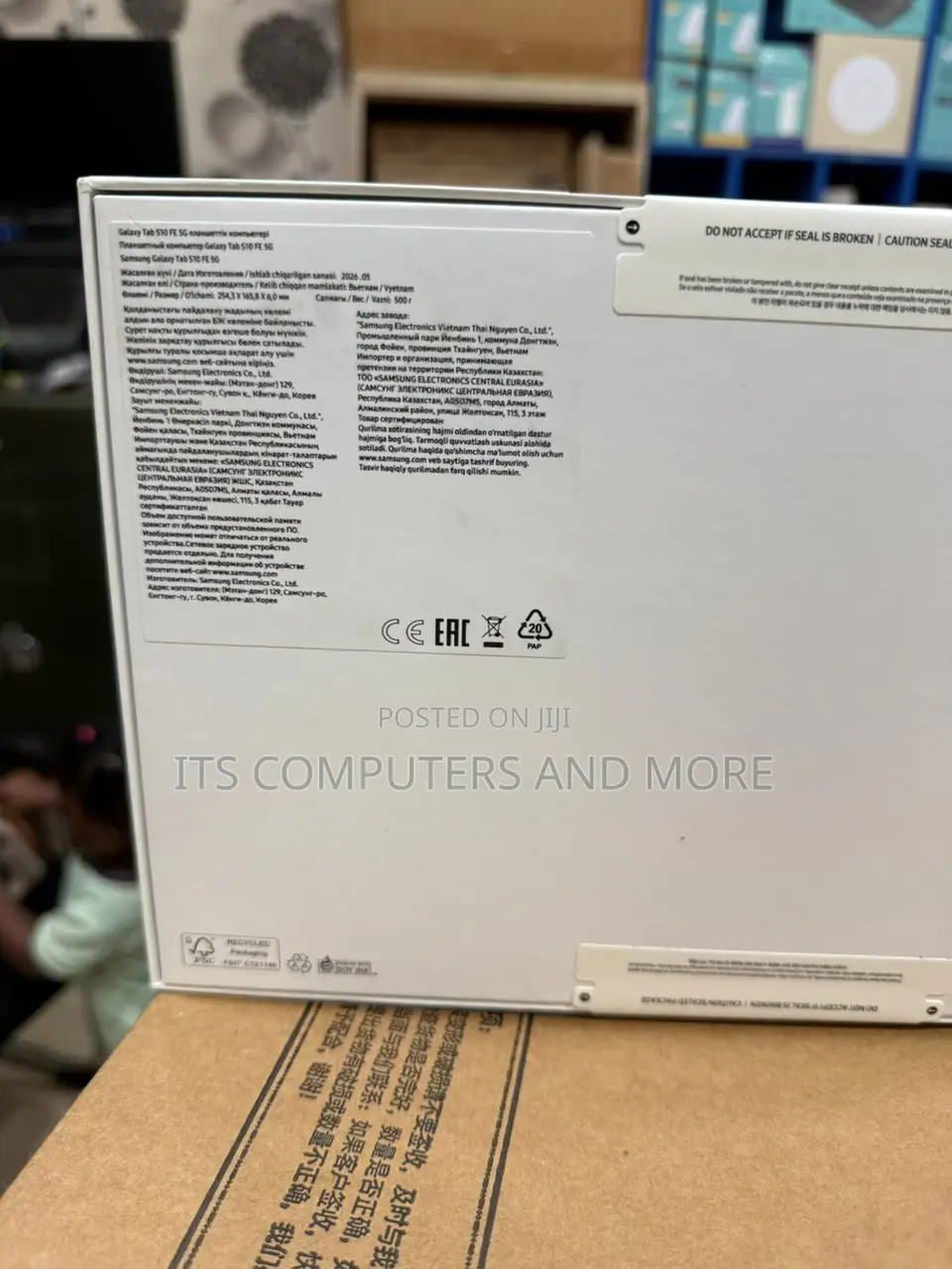 New Samsung Galaxy Tab S10 FE 128 GB Gray