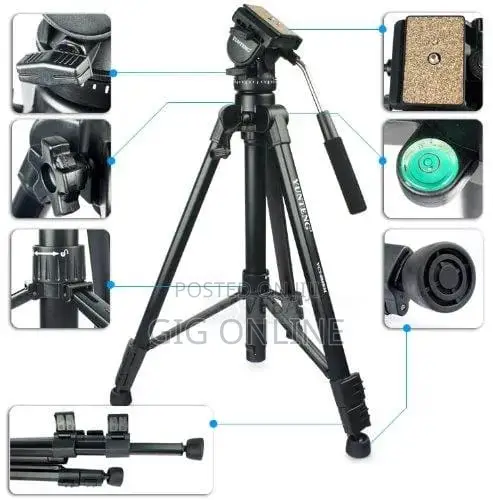 VCT-880 Professional Tripod for Photography & Video