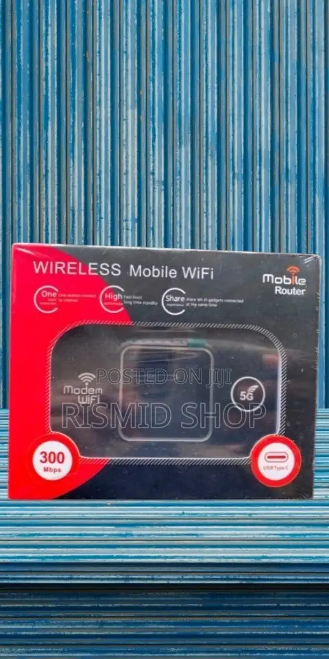 5G LTE Mobile WiFi Router – Up to 300Mbps