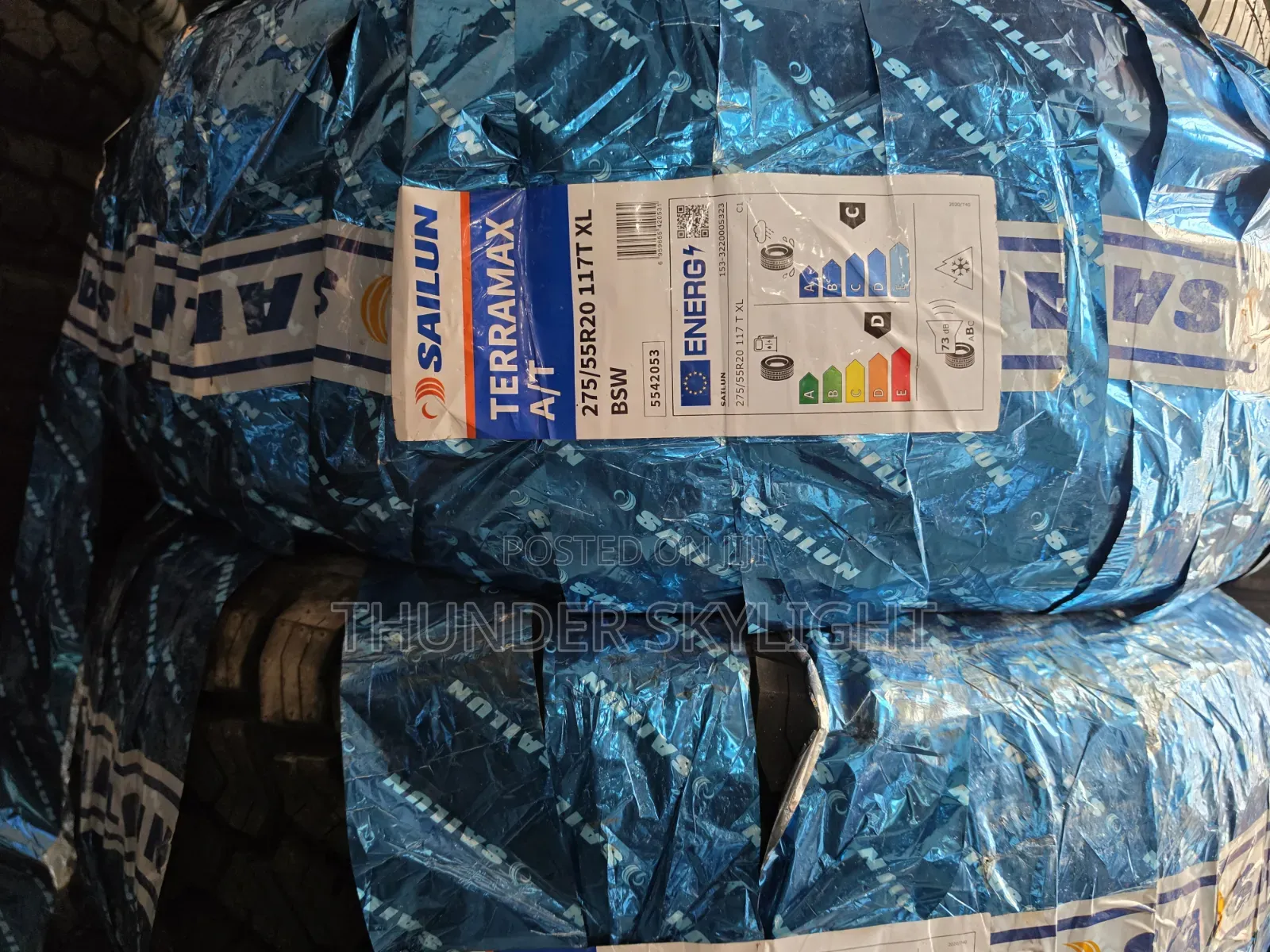 275/55r20 Sailun Terramax a/T 117T XL All Terrain Tyre