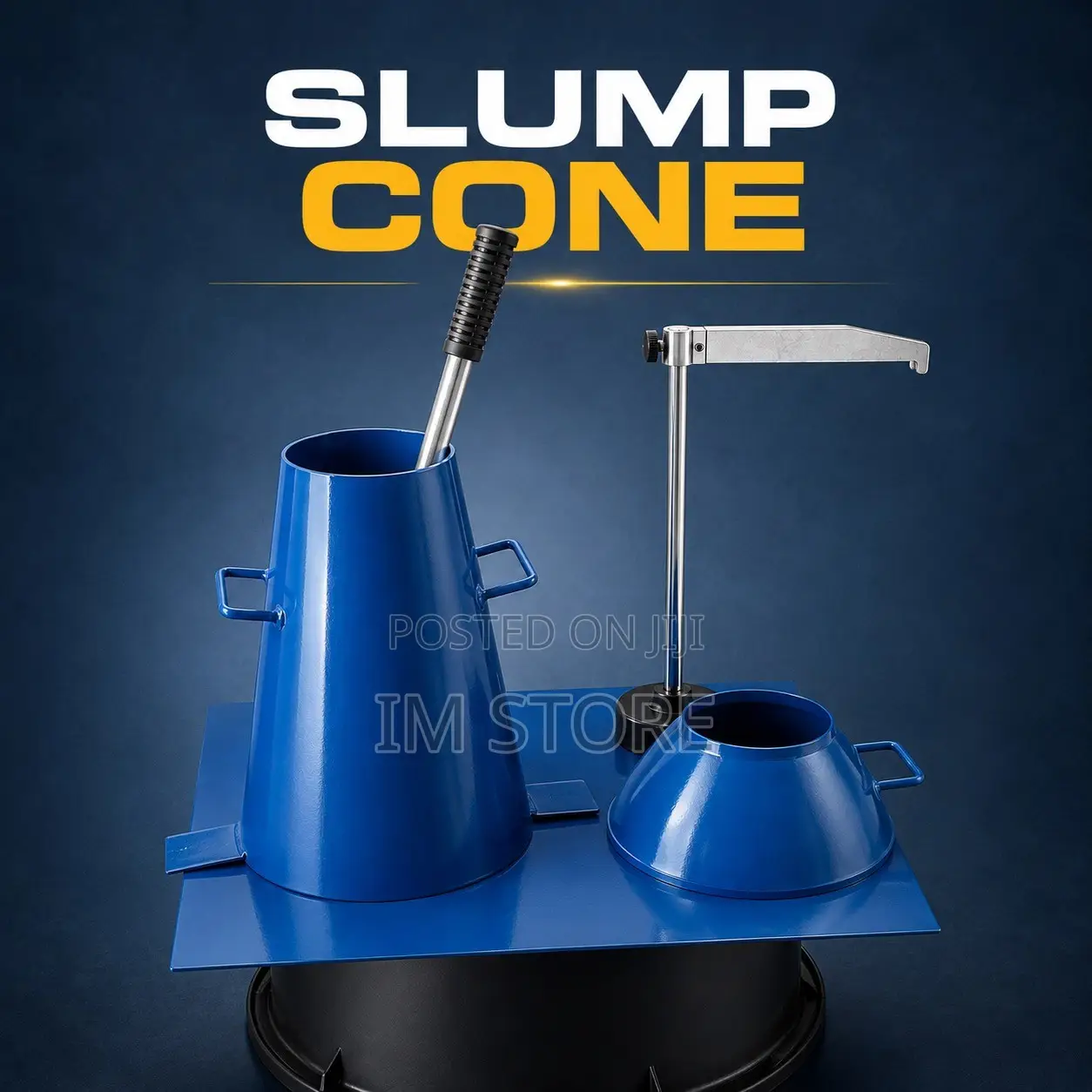 Slump Cone for Concrete Testing | Complete Set