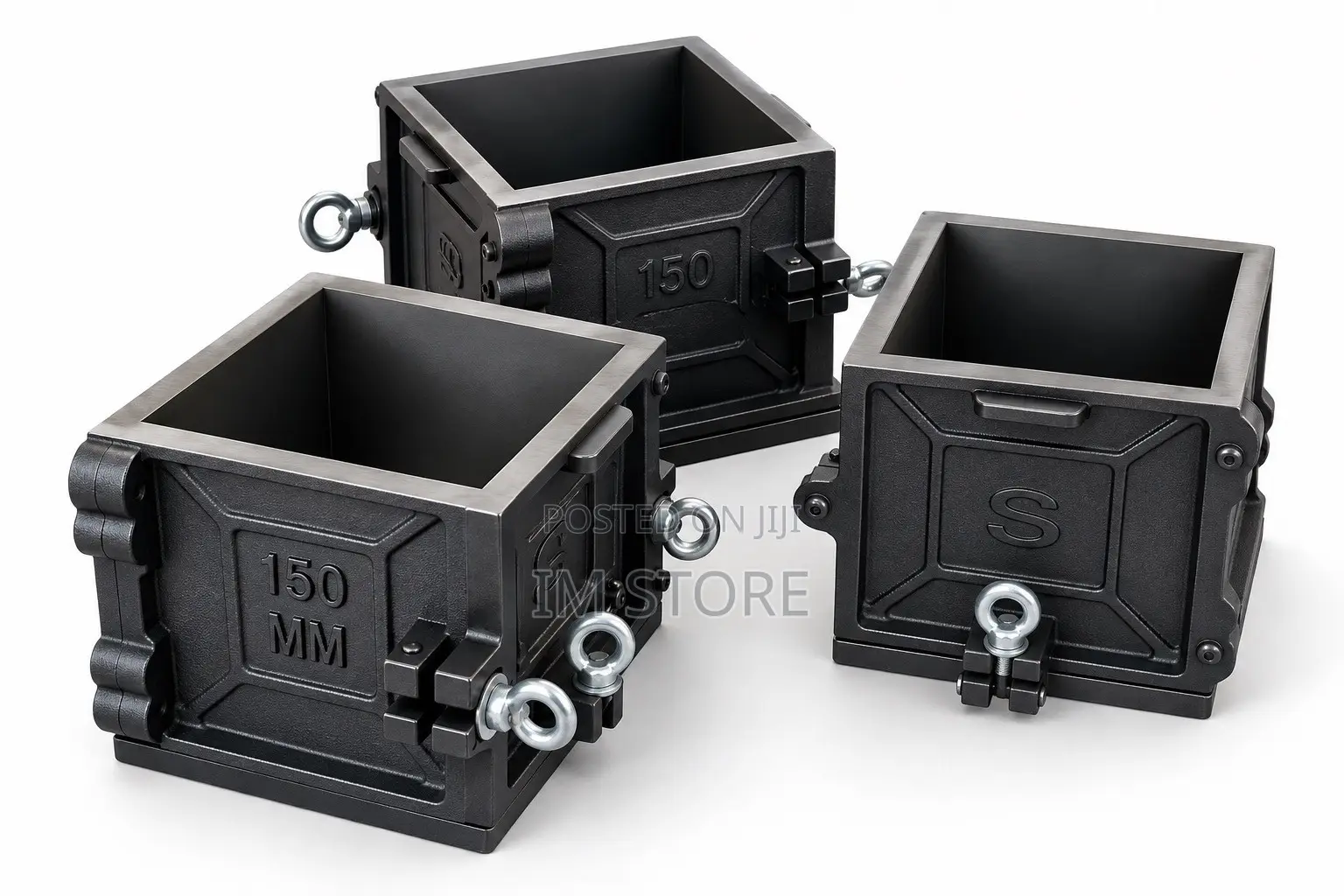 3-Piece Concrete Test Mold for Concrete Cube Testing in Ghana
