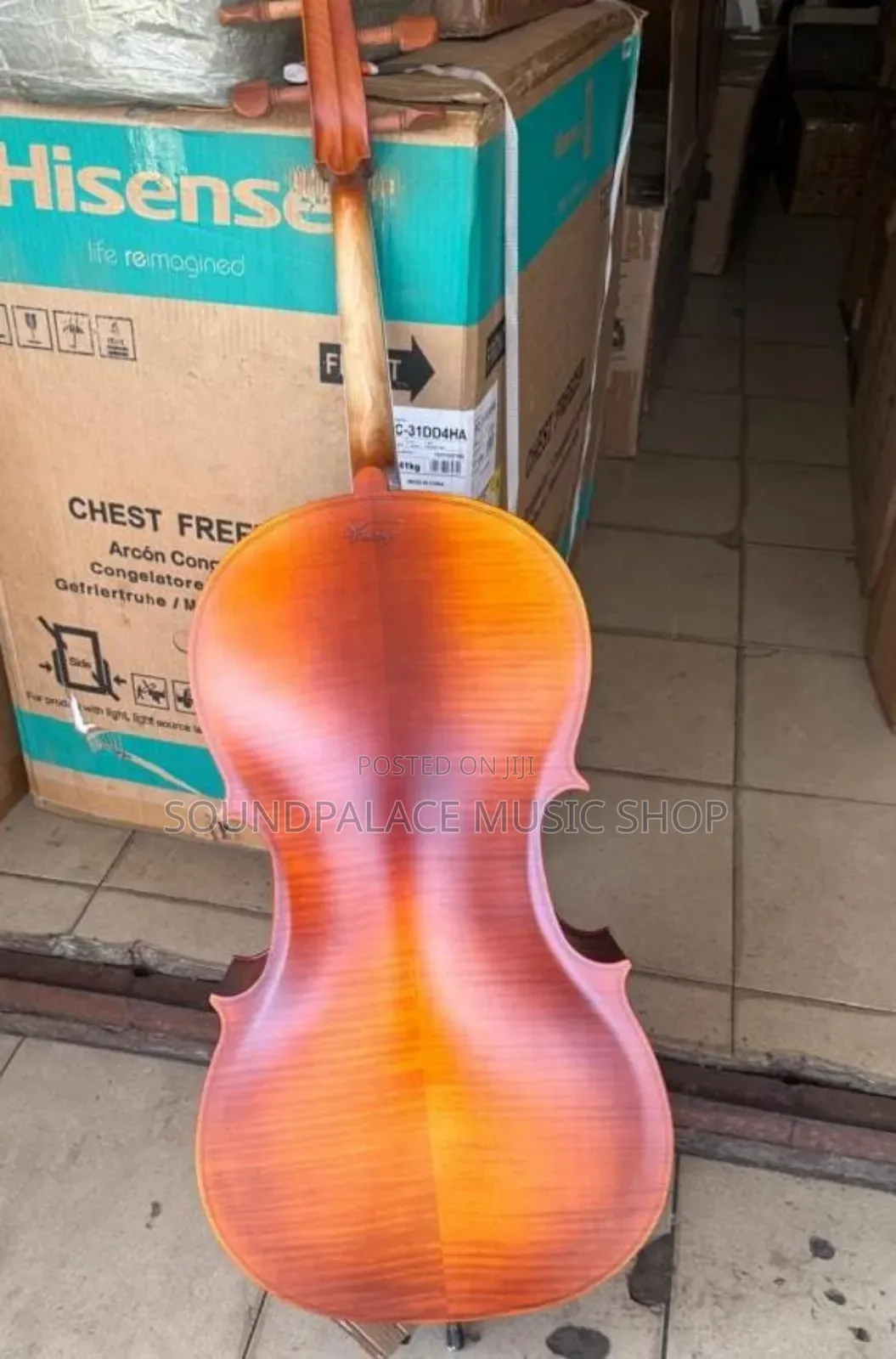 Cello With Bow and Case
