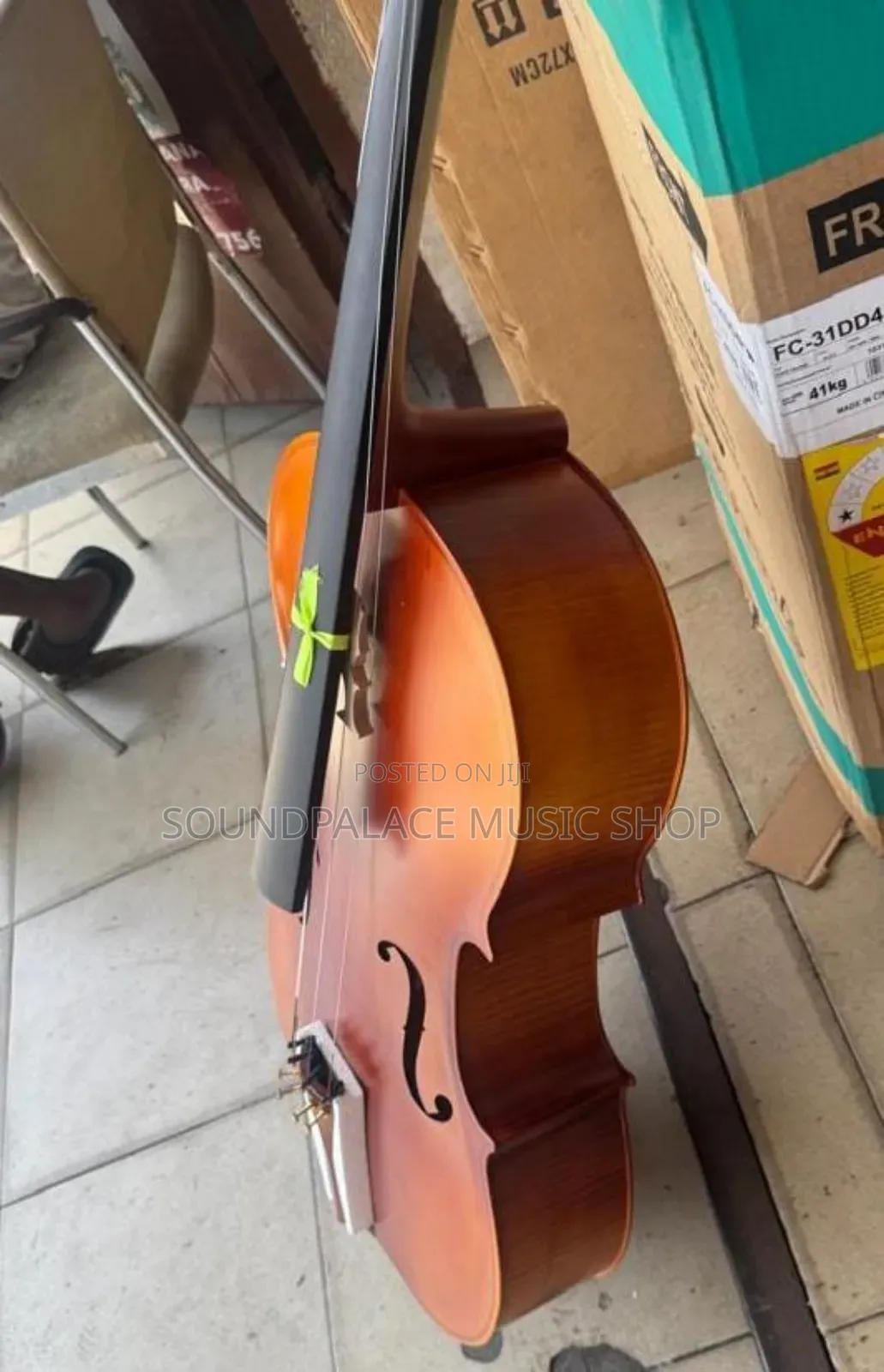 Cello With Bow and Case
