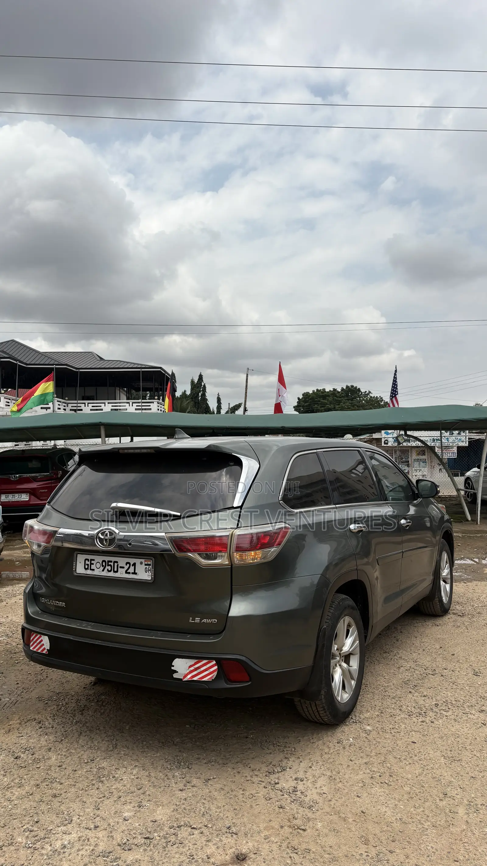 Toyota Highlander LE 4dr SUV AWD (3.5L 6cyl 6A) 2015 Green