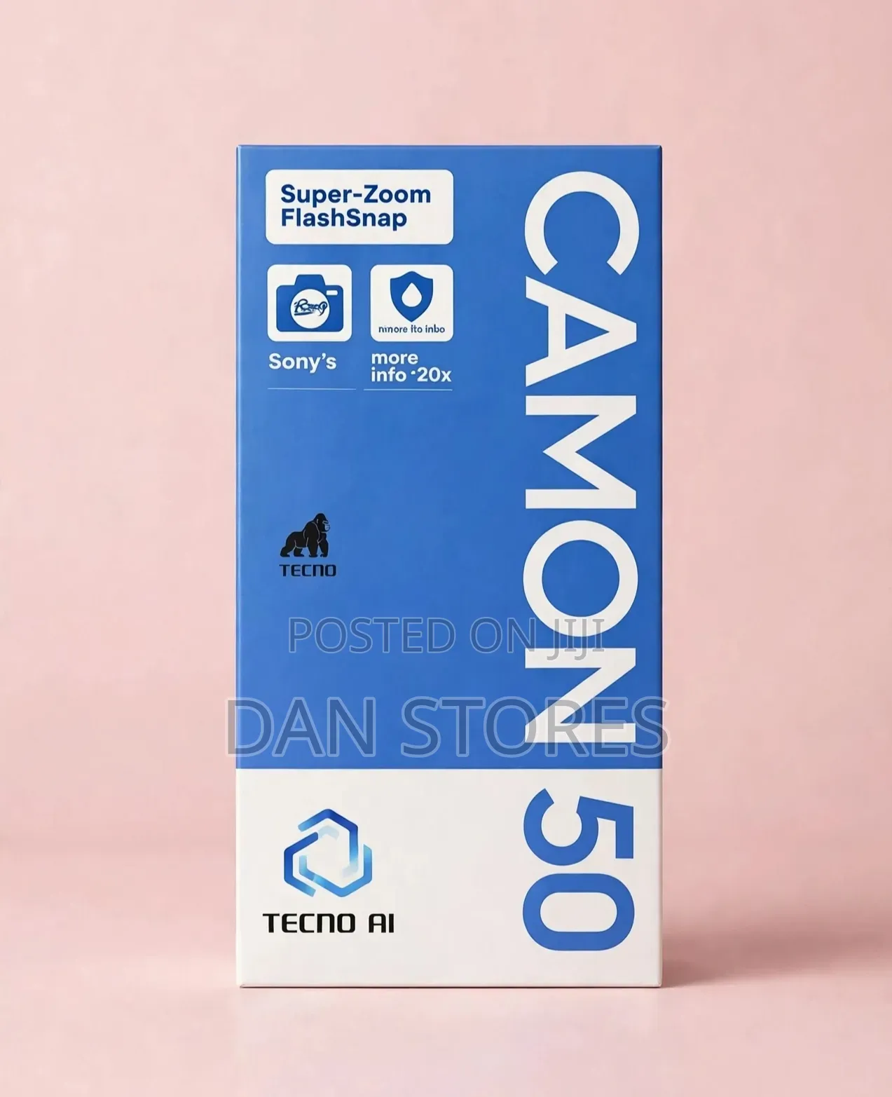 New Tecno Camon 50 256 GB Gold