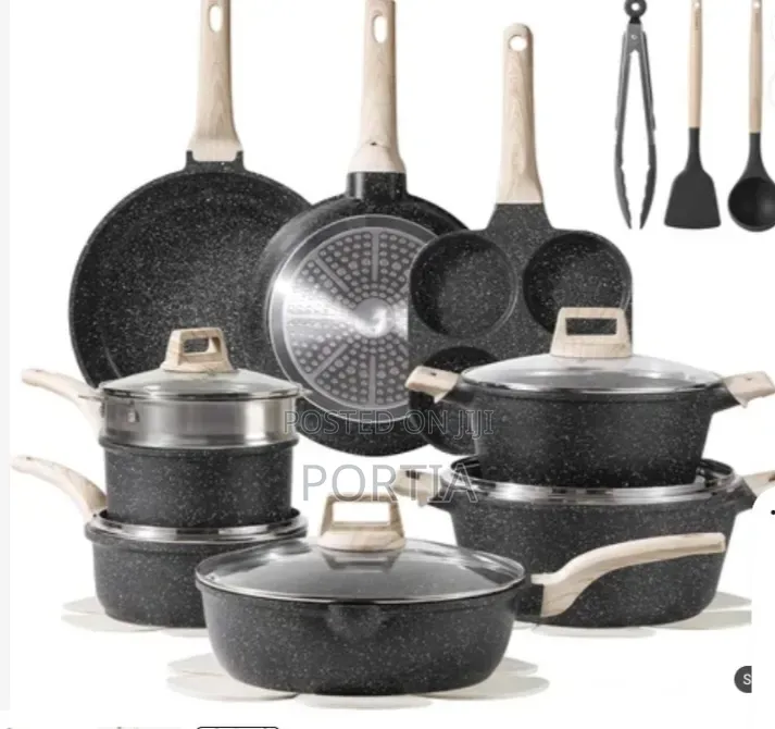 21 Pieces Granite Cookware
