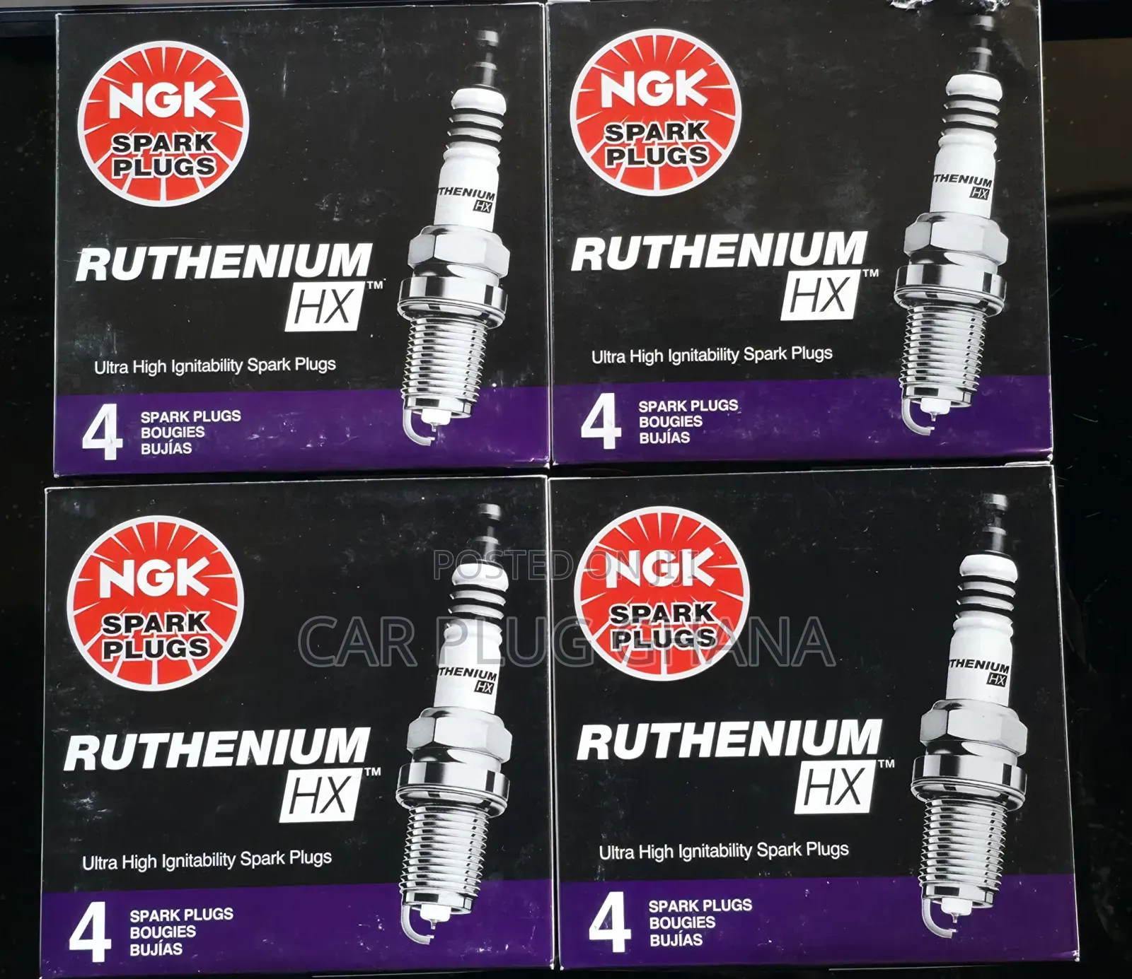 Original NGK Ruthenium LKAR7AHX-S Spark Plugs 14 Long