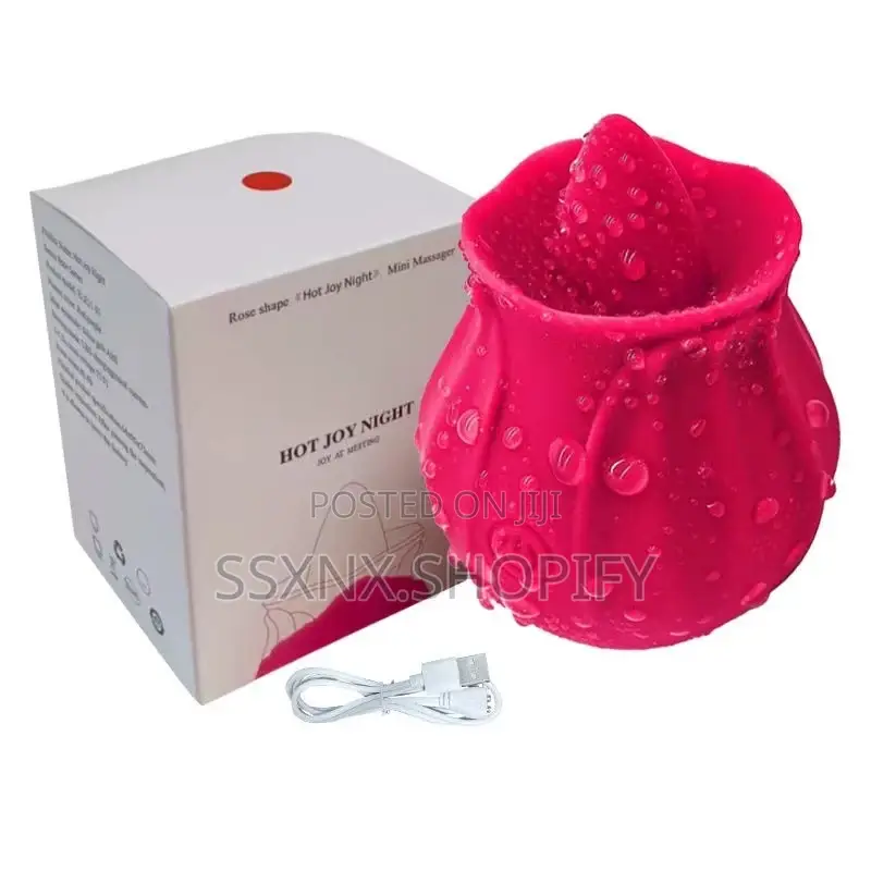 Rose Tongue Vibrator G-Spot Clitoral Stimulator