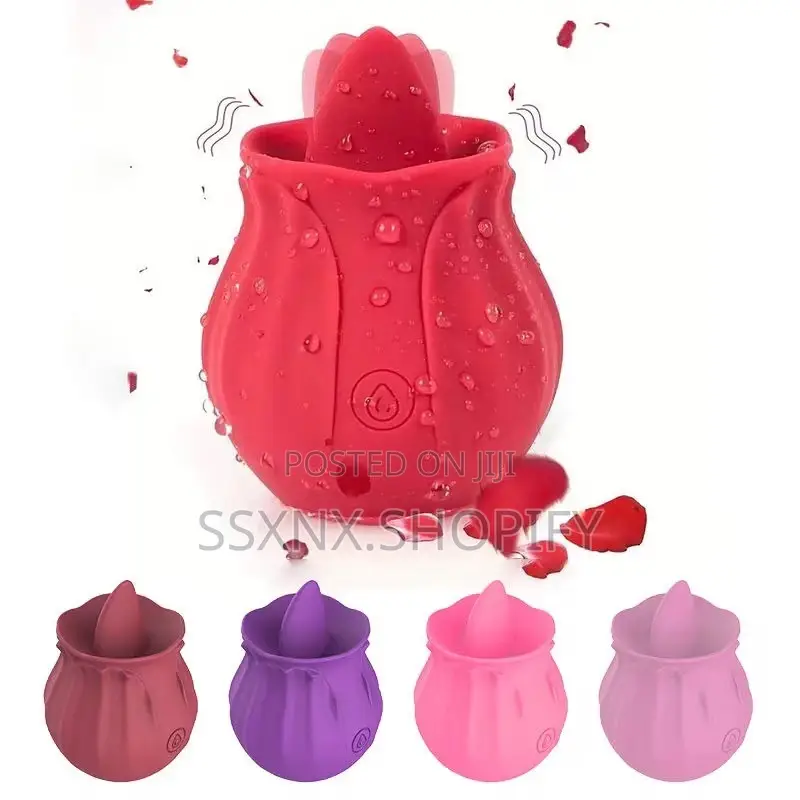 Rose Tongue Vibrator G-Spot Clitoral Stimulator