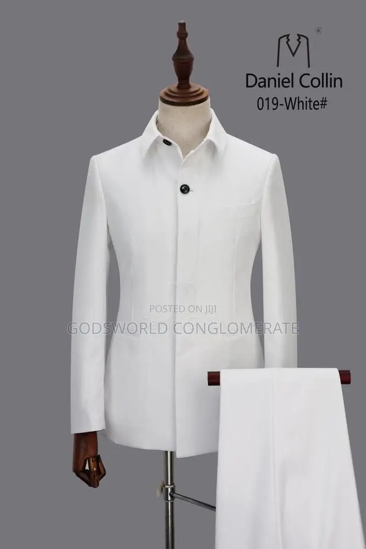 Political Suit With Collar