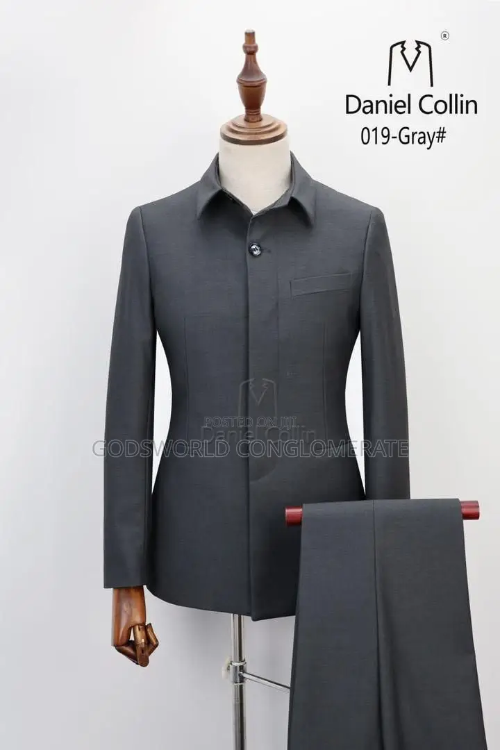 Political Suit With Collar