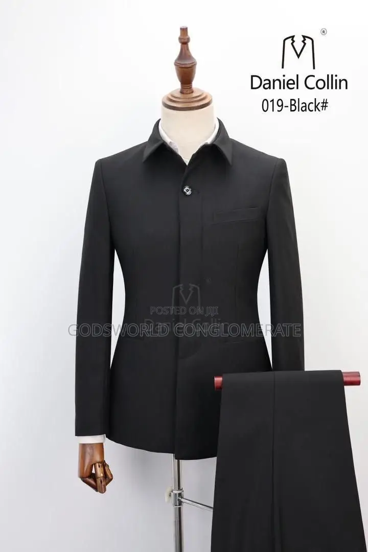 Political Suit With Collar