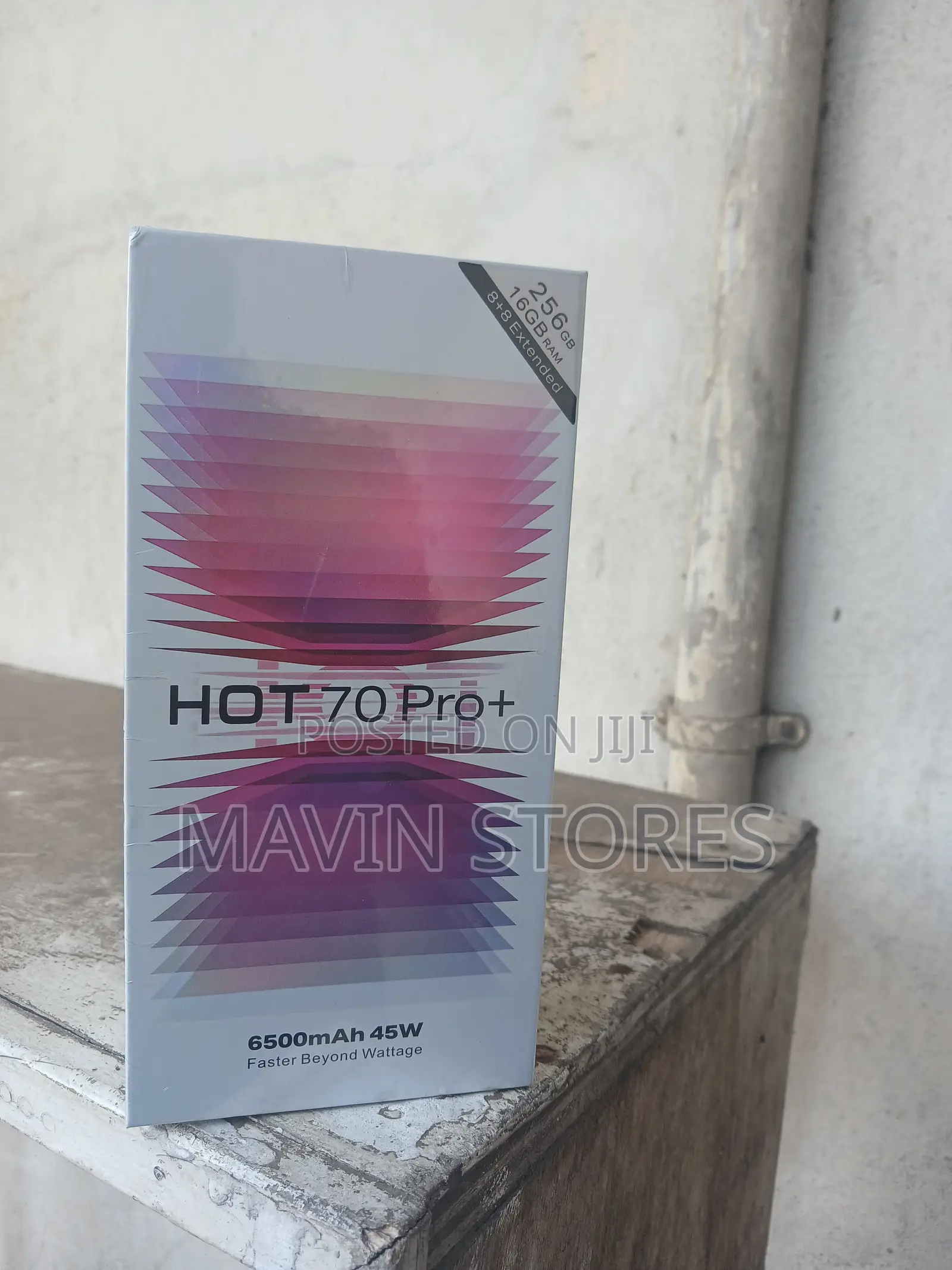 New Infinix Hot 70 Pro 5G+ 256 GB Black