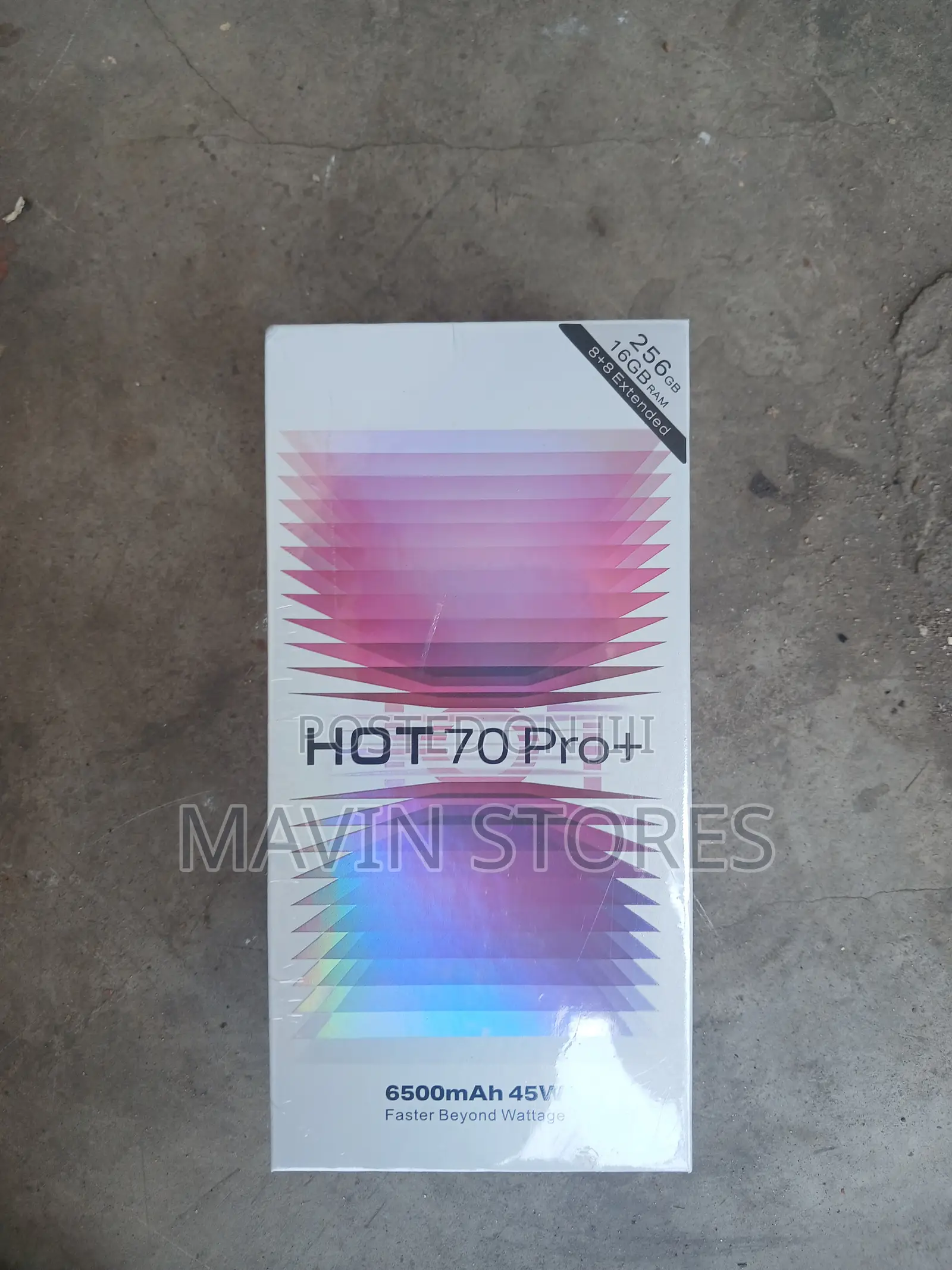 New Infinix Hot 70 Pro 5G+ 256 GB Black