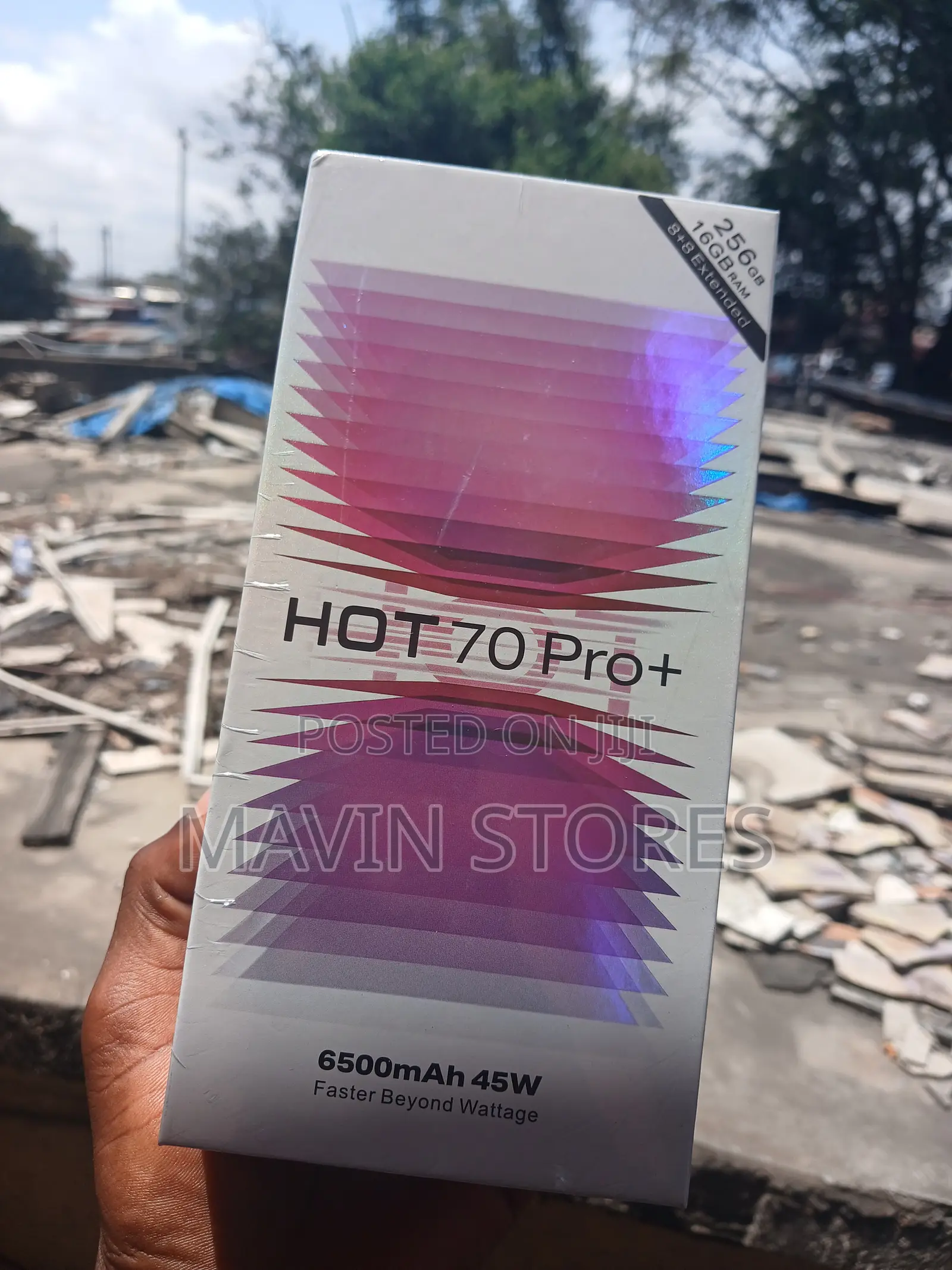 New Infinix Hot 70 Pro 5G+ 256 GB Black